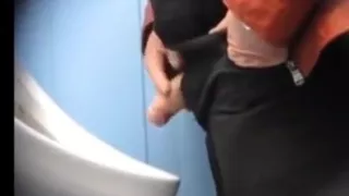 Spying on dad's cock through the cottage wall