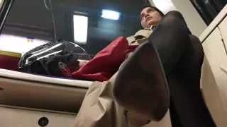 candid high heels pov