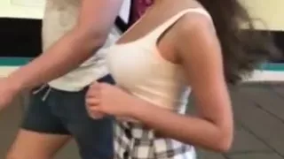 Slow Motion Bouncy Boobs Tights