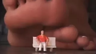 giantess feet small man