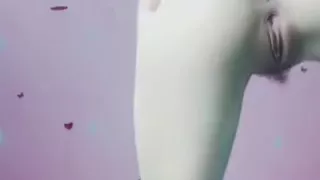 Skinny Chinese camgirl strips and dances real sexy