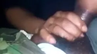 Home health aid sucking me off in driveway