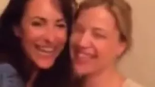 2 girls live kissing, licking boobs and tuching pussies