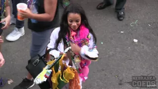 Mardi Gras 2017 From Our Bourbon Street Apartment Girls Flashing For Beads - NebraskaCoeds