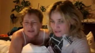 real German mother and girl