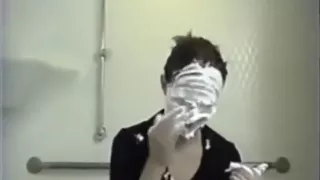 College girl pied in the face