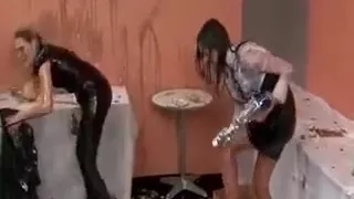 Party Girls Getting Wet And Dirty For Fun