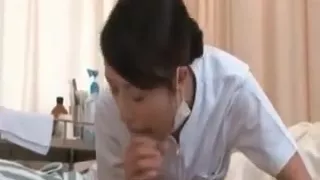 Cute Asian Nurse Gets Horny Sucking