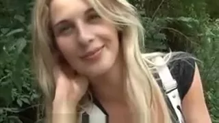 Cute Blonde Girl Showing Her Tits