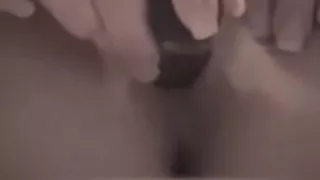 Sex toy masturbation and deep throat blowjob