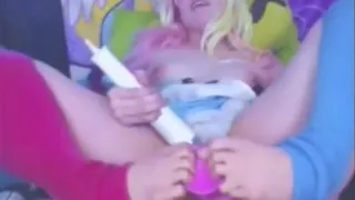 Busty Blonde Hottie Rides Her