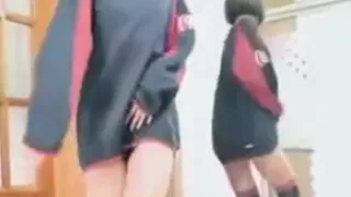 Chinese cum target dances and gets naked 2