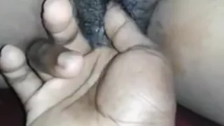 fingering wife's juicy pussy