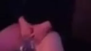 Chinese gal with a talented pussy - smoking and calligraphy!