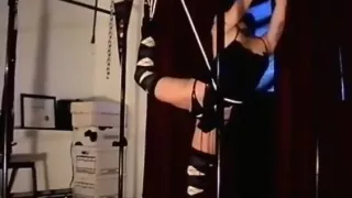 Dirty Bitch Gets Strapped And Titillated With Sex Toys