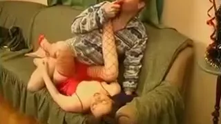 Rhythmic Pantyhose Gal Oral And Fucking