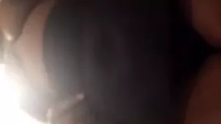 Sexy ebony milf teasing me while her people are gone