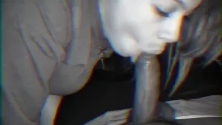 wife's teenage sister came over to say hi(sucking my cock)