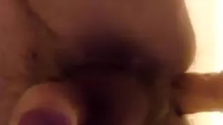 Prostata-Massage mit Dildo und Sperma