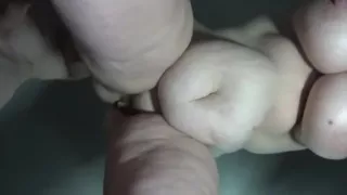 Doggy with huge swinging boobs