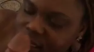 Cock sucking facial and post orgasm torture