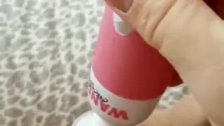 Wife cums for husband when he's away