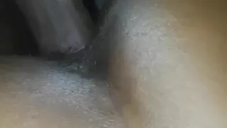 Ebony taking dick in car part 1