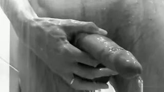 In the shower in the style of Tarkovsky