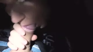 Risky Blowjob in Movie theater till Cum in mouth