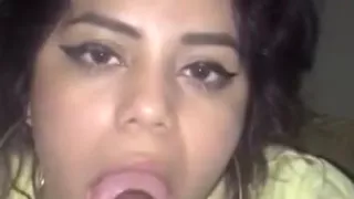 She can suck the black d