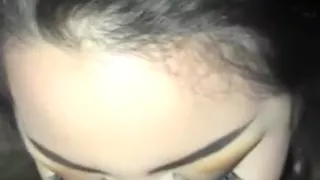 Drunk emo slut sucks cock