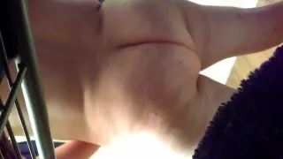 Spying on my mom in the bathroom(please comment)