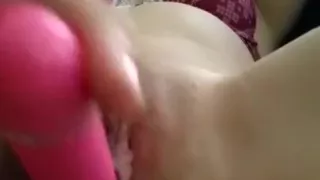 i made my boyfriend  watch and film while i fucked my toy
