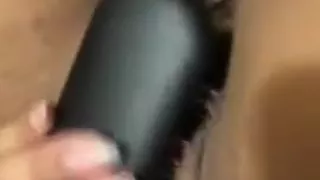 MILF Masturnates with Brush