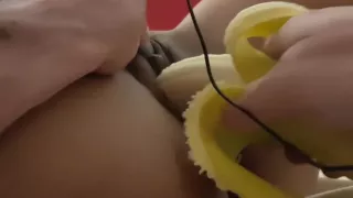 Asiatisch Sex, Banane, Kleine Titten, Solo, Spielzeuge, Ehefrau