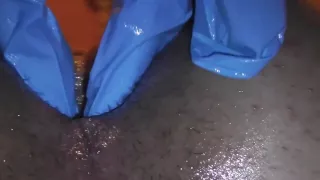 My Wife fuck me CD Sissy in Chastity hard with Strapon,Dildos,Finger,Rimjob