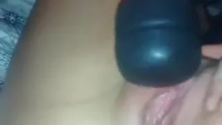 super wet pussy with cock in girlfriend  ass