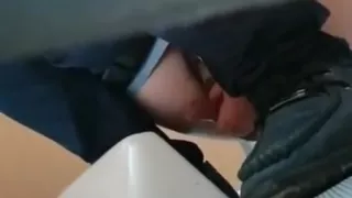 spycam toilet jerk off and cum 2