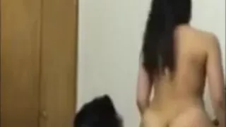 Hot Beautiful Wife Riding her Husband