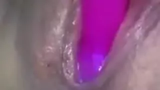 My girlfriend playing with her tight little pussy