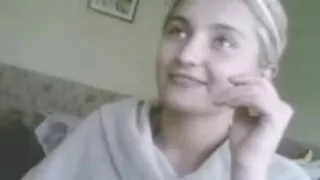 Sexy blonde babe on webcam