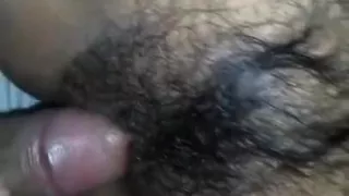 Wet hairy and tight Latina teen pussy fuck