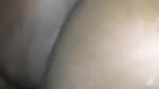 Big booty girl talks nasty while taking my huge cock