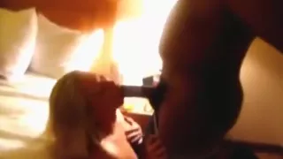 Wife and h`r first BBS, she try tell shes cockold husband go away))