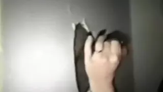 Vintage wife at gloryhole