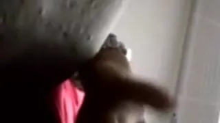 Delilah Wallace laying around playing around with herself