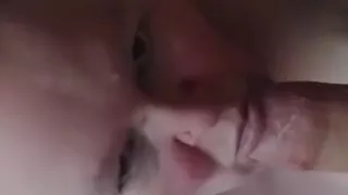 Cum in her mouth, can I swallow now please,Daddy?