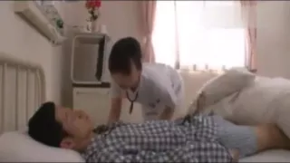 Japanese hospital nurse fucks 1