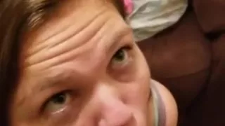 Chubby Slut Deepthroats And Swallows