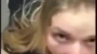 Cute Blond at Fitness Club sucking